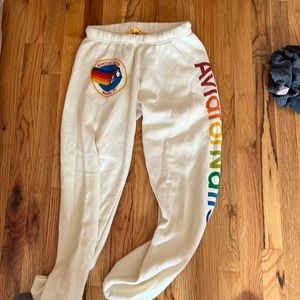Aviator nation sweatpants gently worn size small